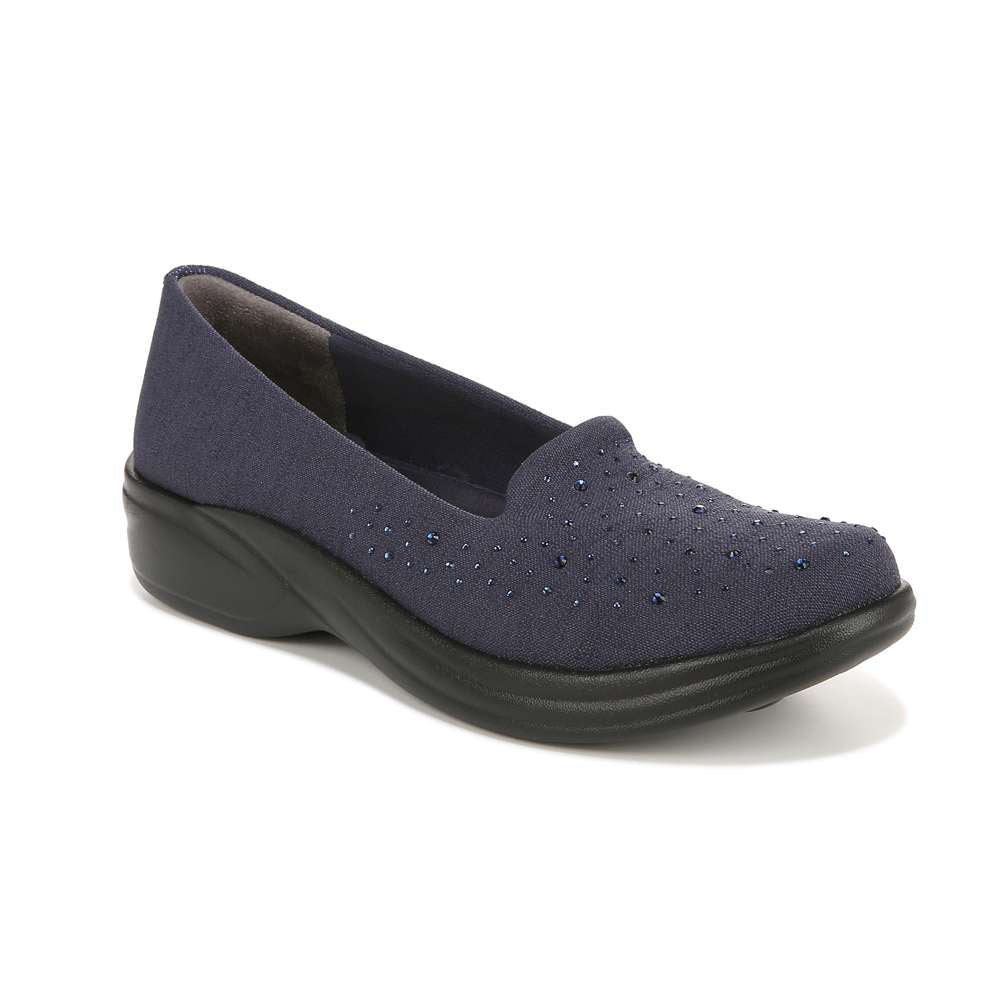 Poppyseed 3 Slip-On - Navy Blazer Rhinestone
