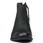 Raina Heeled Ankle Boot - Black