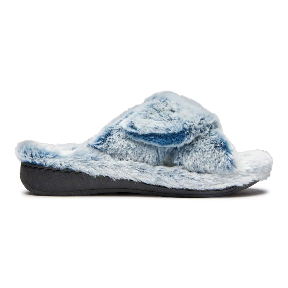 Relax Plush Slipper - Indigo