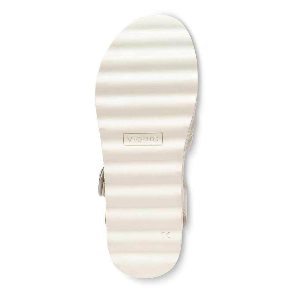 Reyna Flatform Sandal - Cream