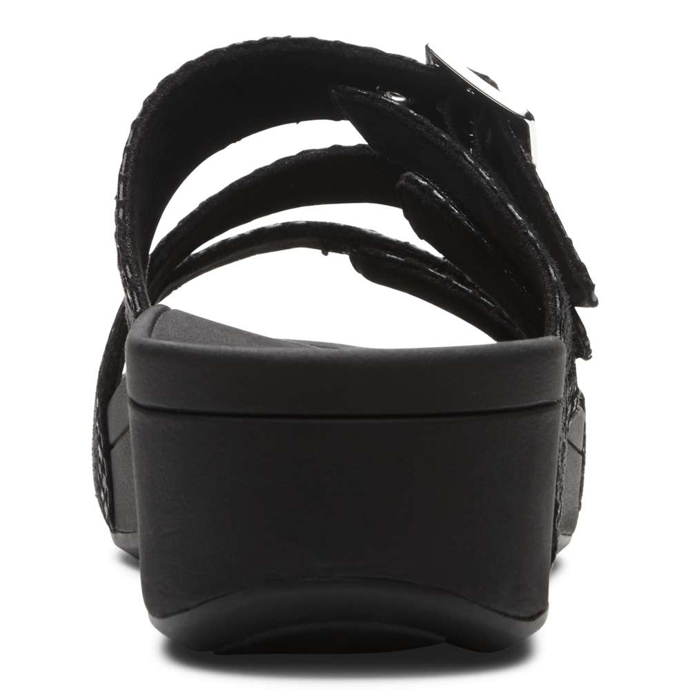 Rio Platform Sandal - Black Snake