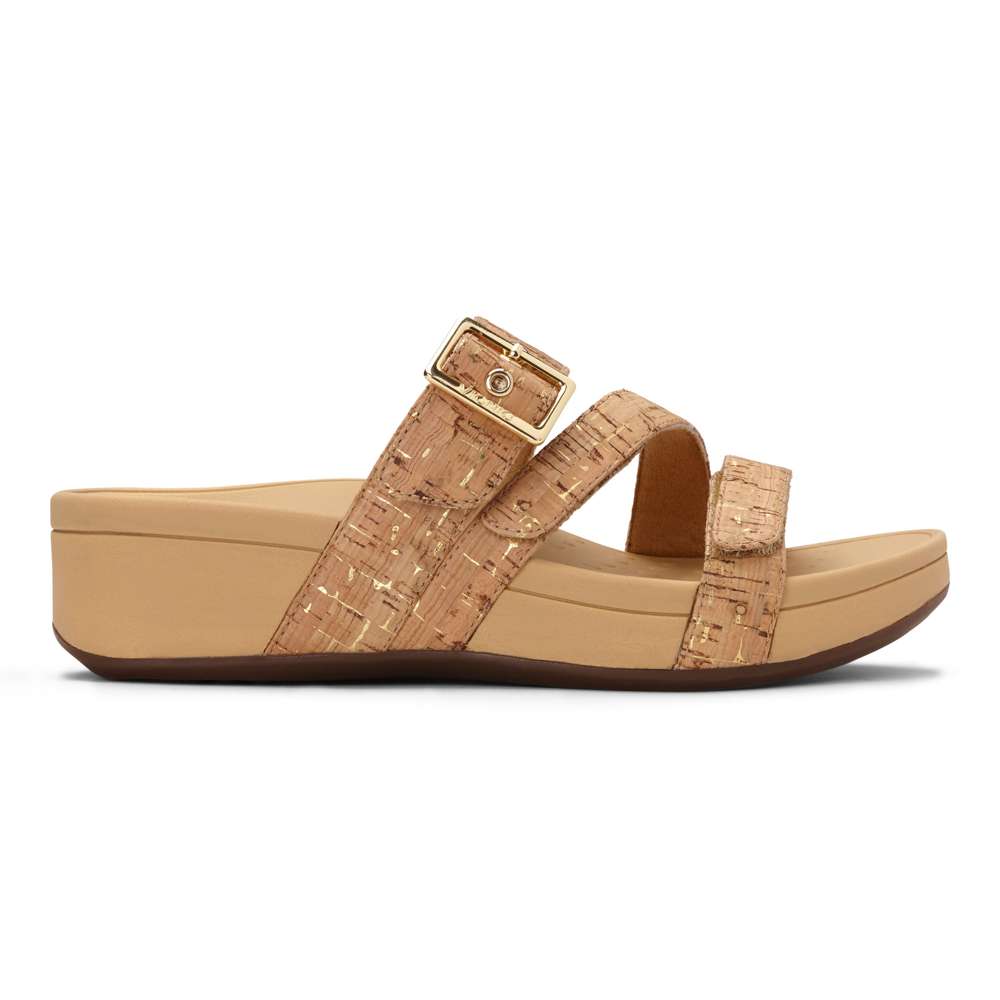 Rio Platform Sandal - Gold Cork