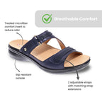 Rio Slide - Navy Snake