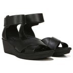 Riviera Wedge Sandal - Black