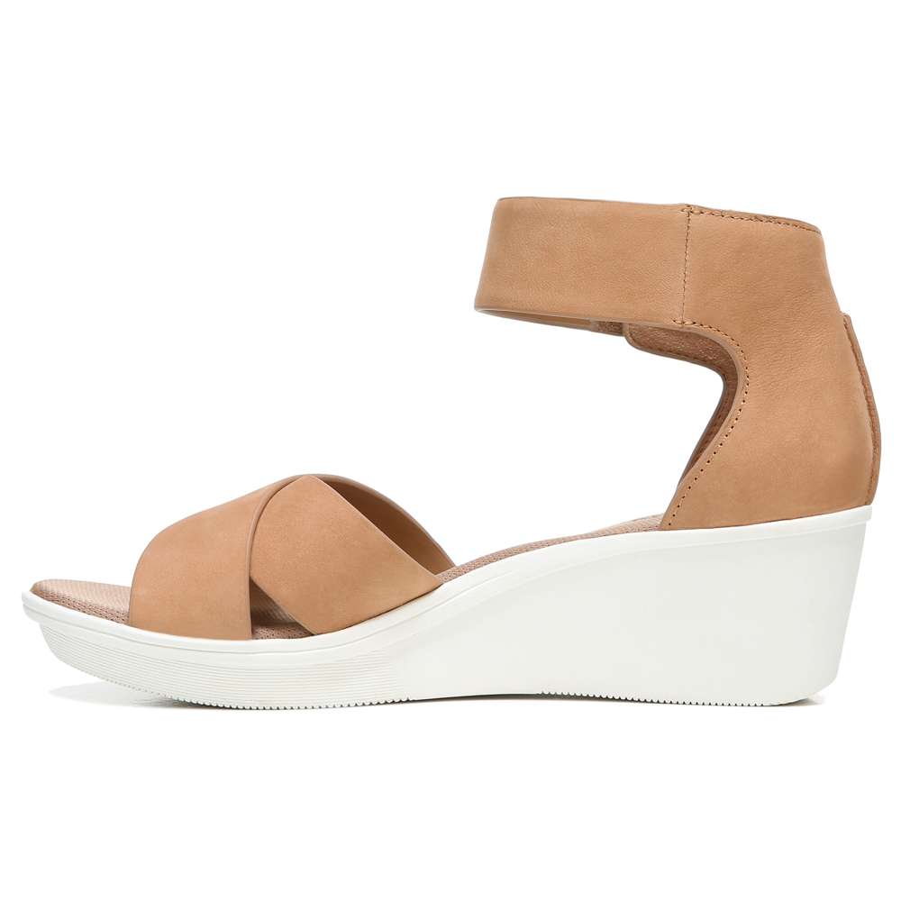 Riviera Wedge Sandal - Cookie Dough