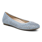 Robyn Perf Flat - White/Blue