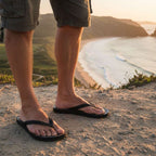 Rome Men's Toe Post Sandal - Dark Grey Tyre
