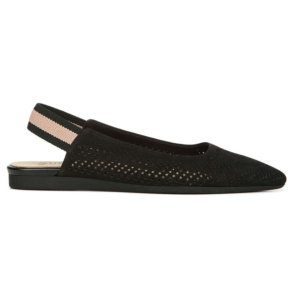 Rory 2 Slingback Flats - Black