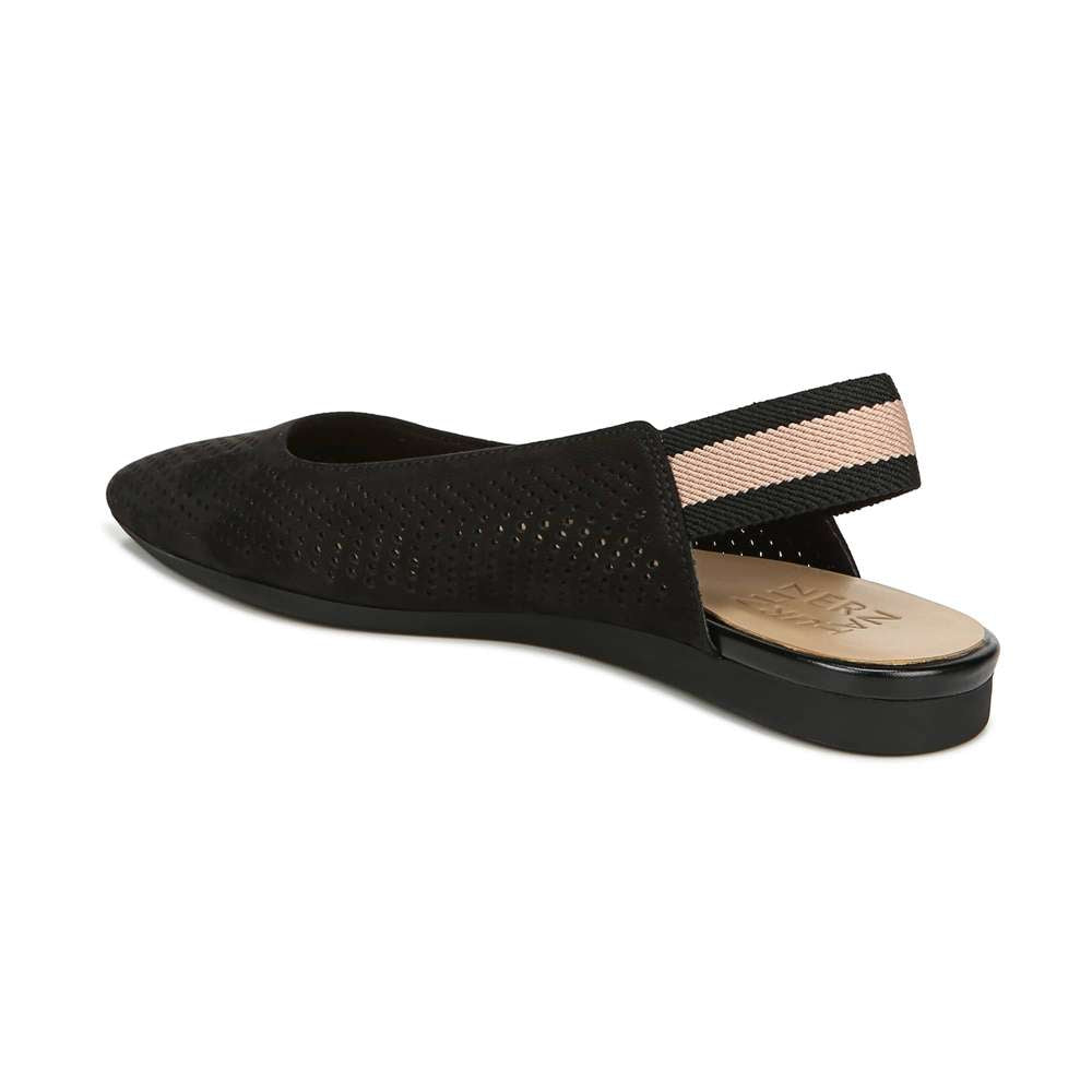 Rory 2 Slingback Flats - Black