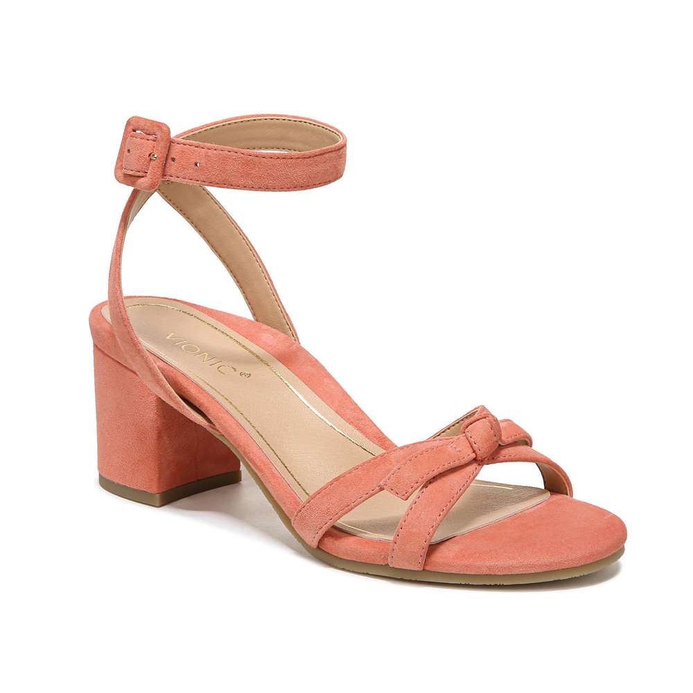 Rosabel Heeled Sandal - Terracotta