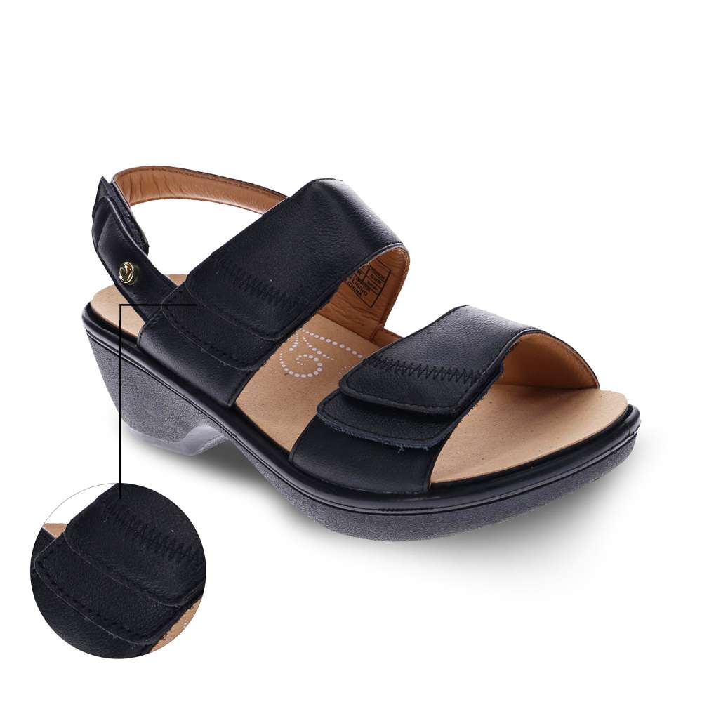 Rosario Wedge - Black French