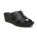 Rowena Wedge Sandal - Black
