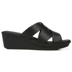 Rowena Wedge Sandal - Black