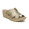 Rowena Wedge Sandal - Warm Silver