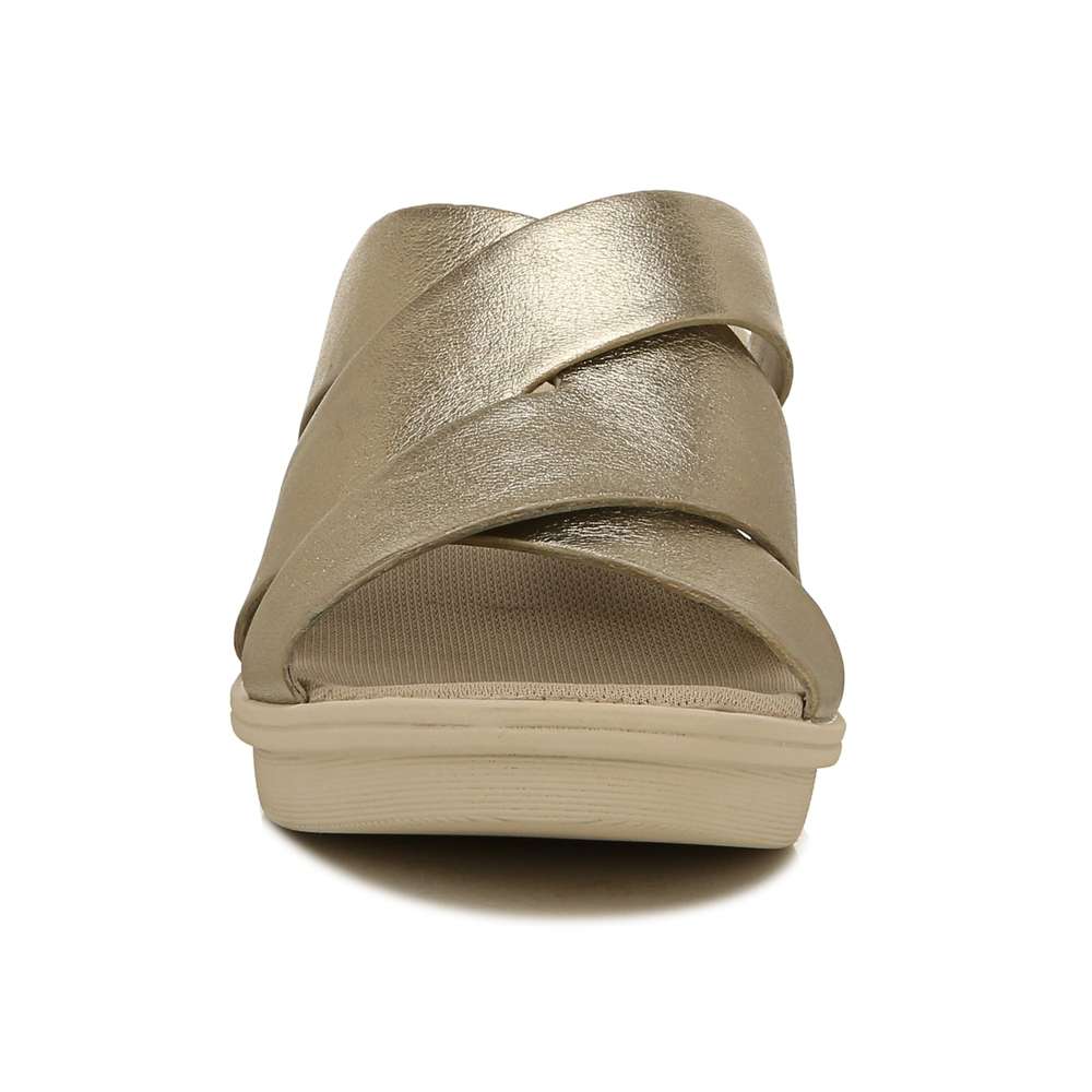 Rowena Wedge Sandal - Warm Silver