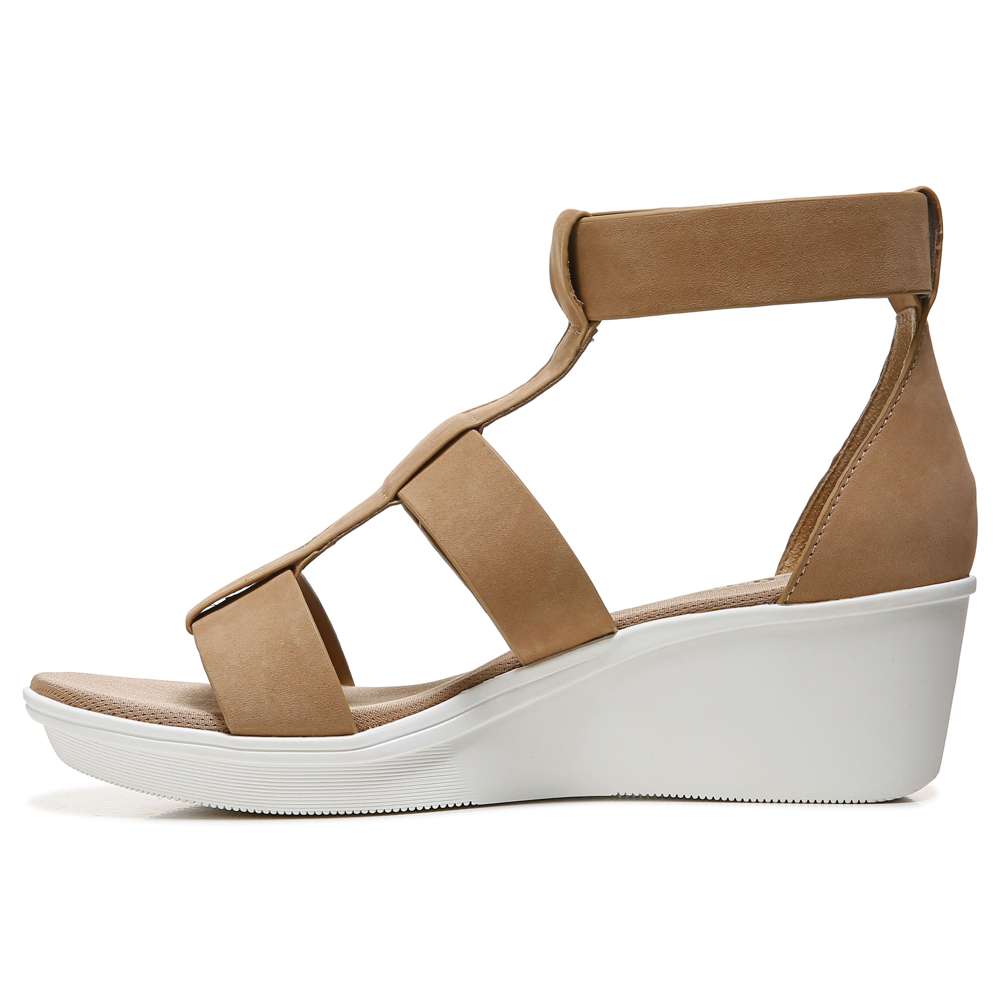 Rylan Wedge Sandal - Birchwood