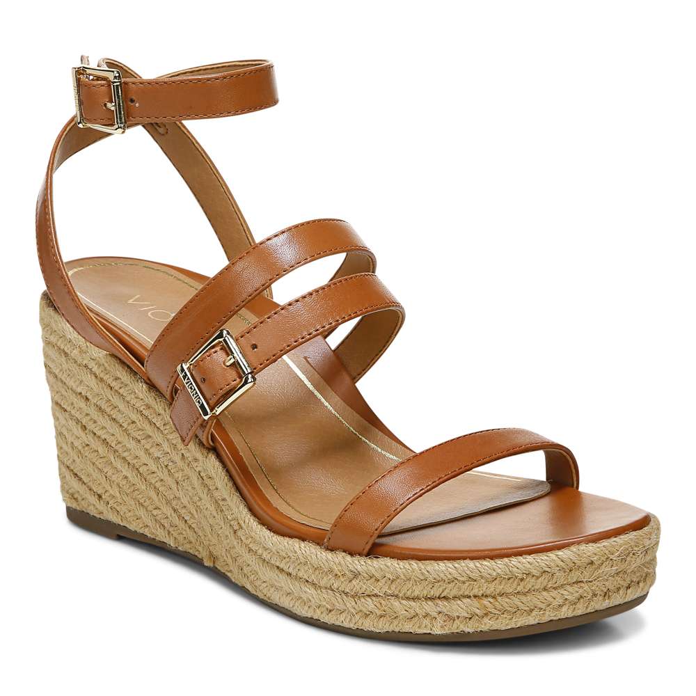Sabina Wedge - Tan