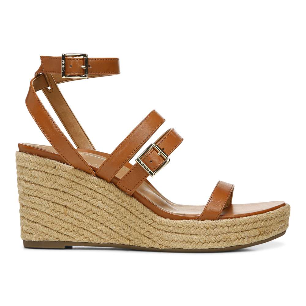 Sabina Wedge - Tan