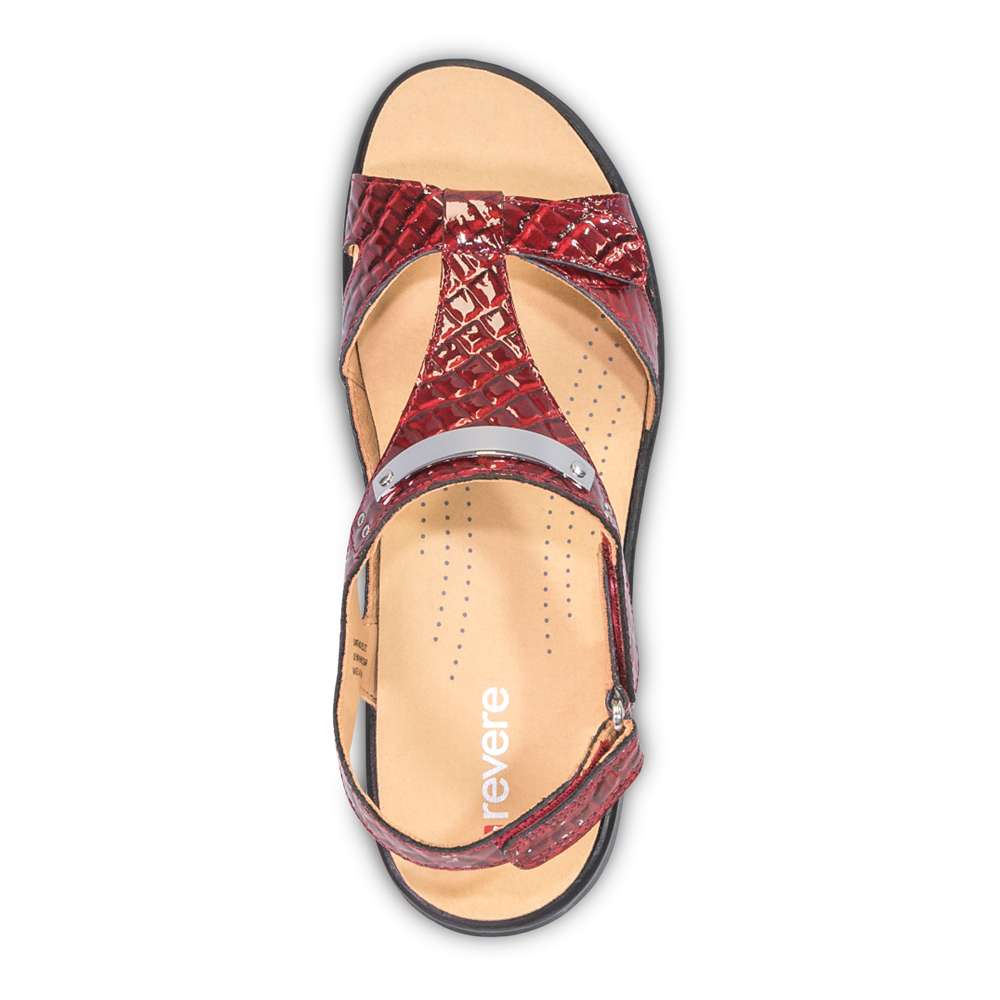Santa Monica Sandal - Red Croc