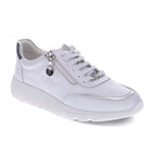 Sapporo Zip Casual Sneaker - White