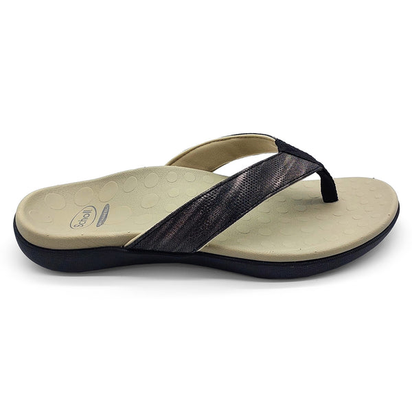 Scholl Orthaheel Women's Sonoma II Linen Black