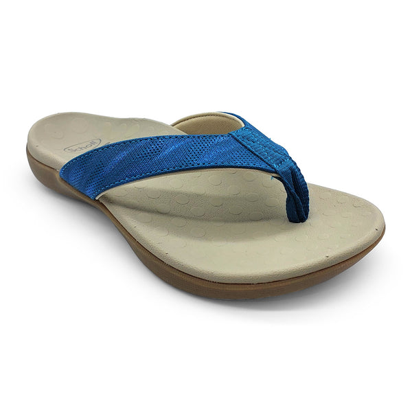 Scholl Orthaheel Women's Sonoma II Linen Navy