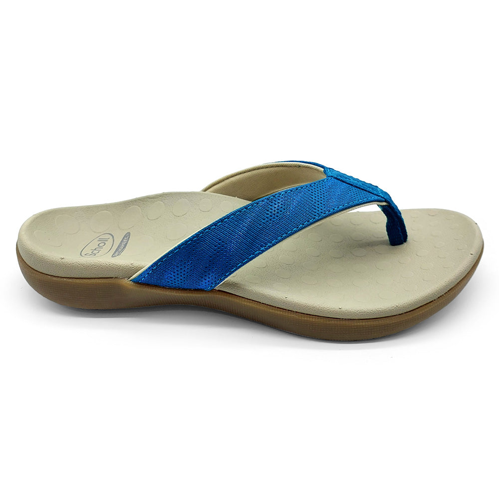 Scholl Orthaheel Women's Sonoma II Linen Navy