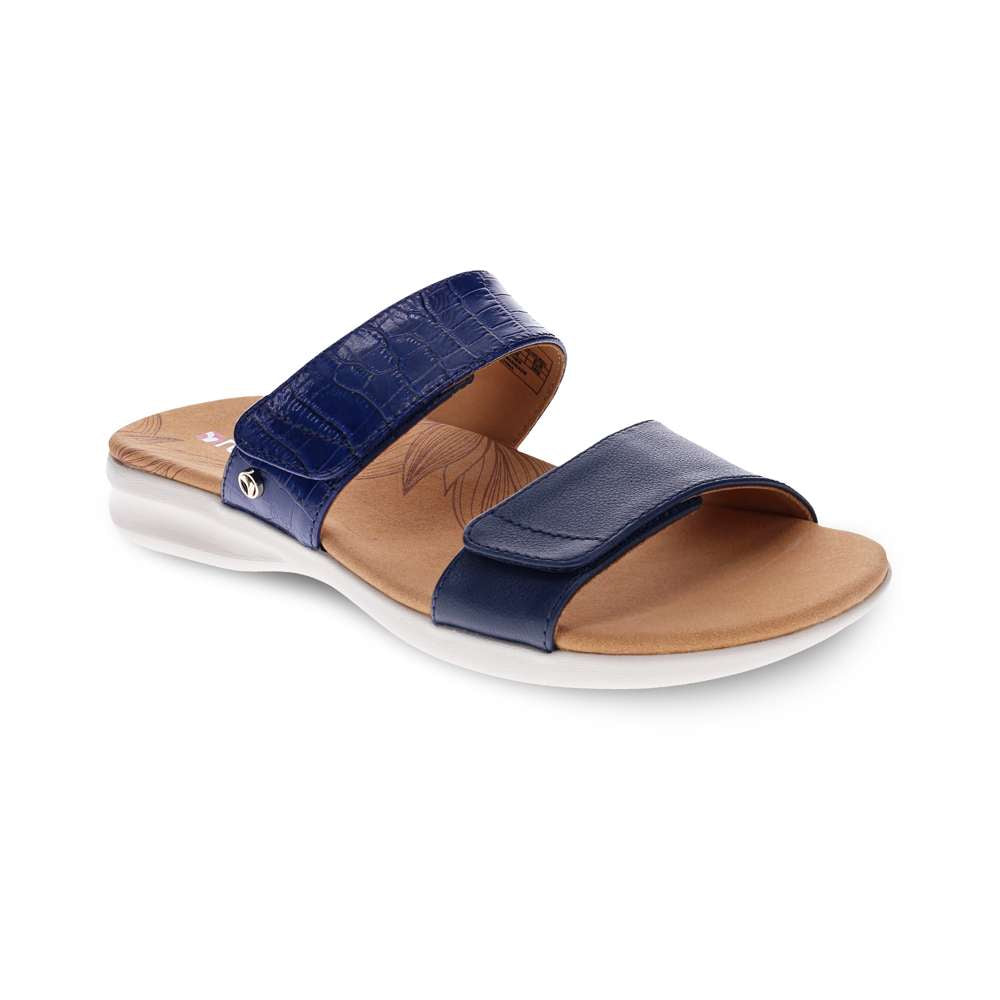 Seaside Slide - Blue French/Croc