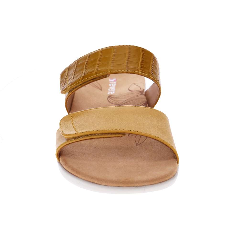 Seaside Slide - Mustard French/Croc