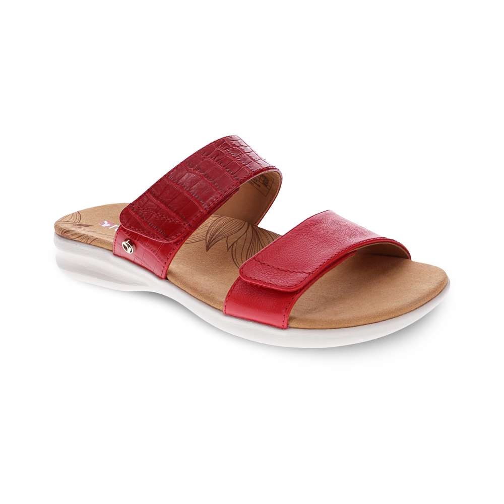 Seaside Slide - Red French/Croc