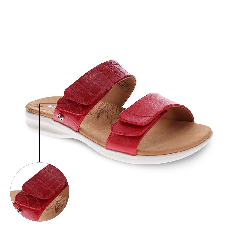 Seaside Slide - Red French/Croc