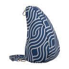 Reversible Print Backpack Large Baglett - Blue Wave