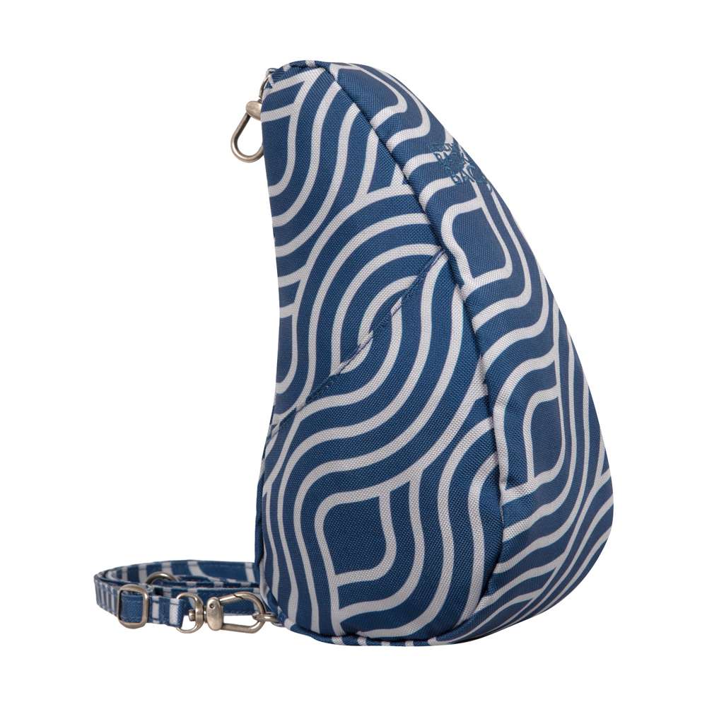Reversible Print Backpack Large Baglett - Blue Wave