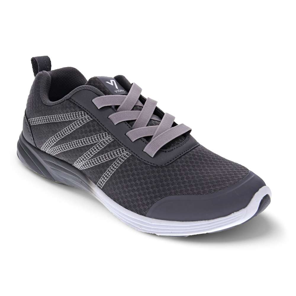 Shay Elastic Lace Sneaker - Grey