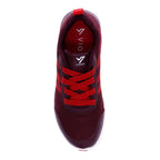Shay Elastic Lace Sneaker - Merlot