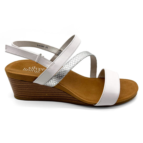 Silver Lining Women's Lorelei White