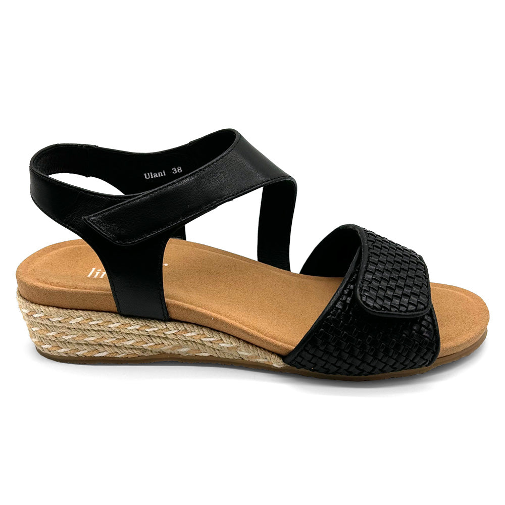 Silver Lining Women's Ulani Weave Black