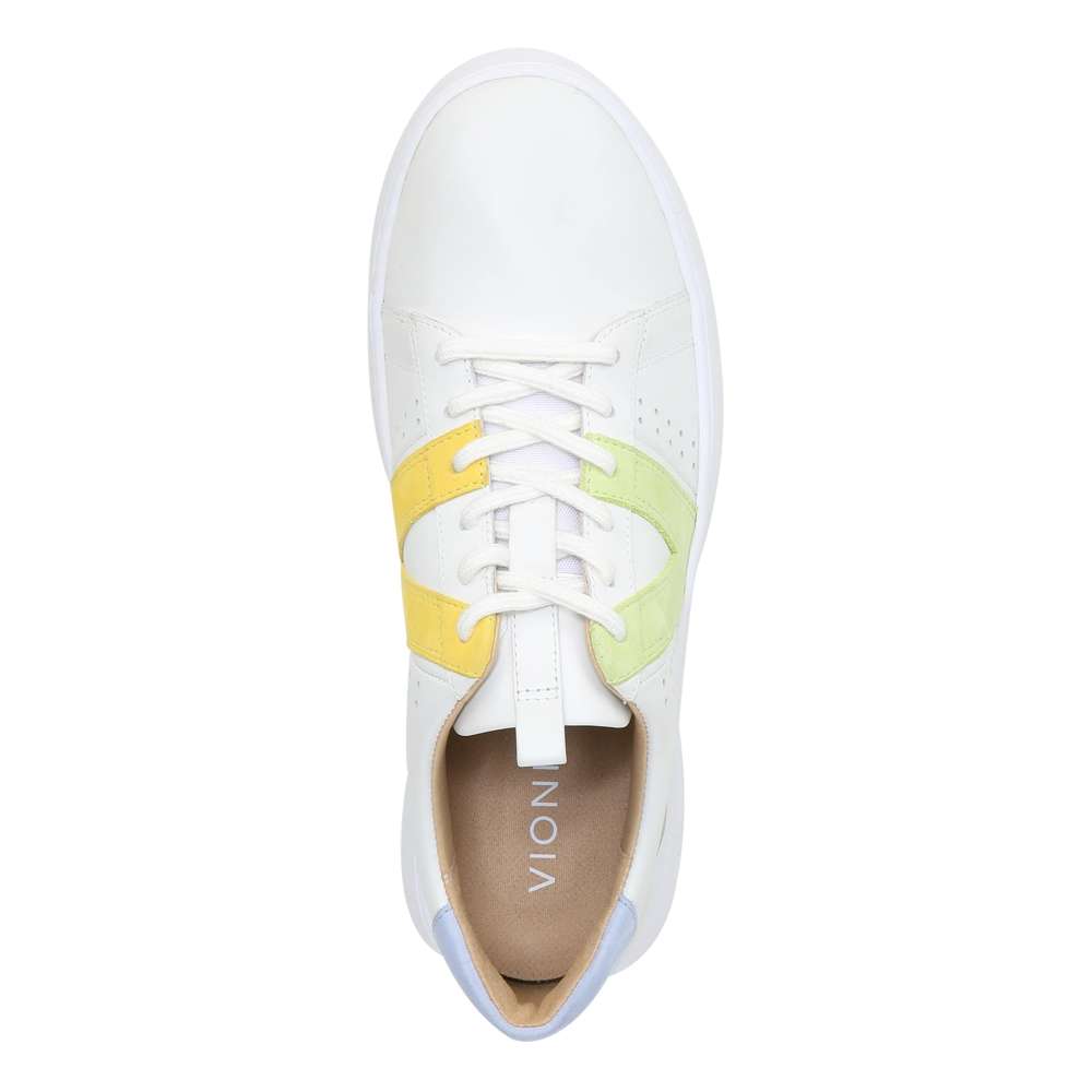 Simasa Sneaker - White Pale Lime