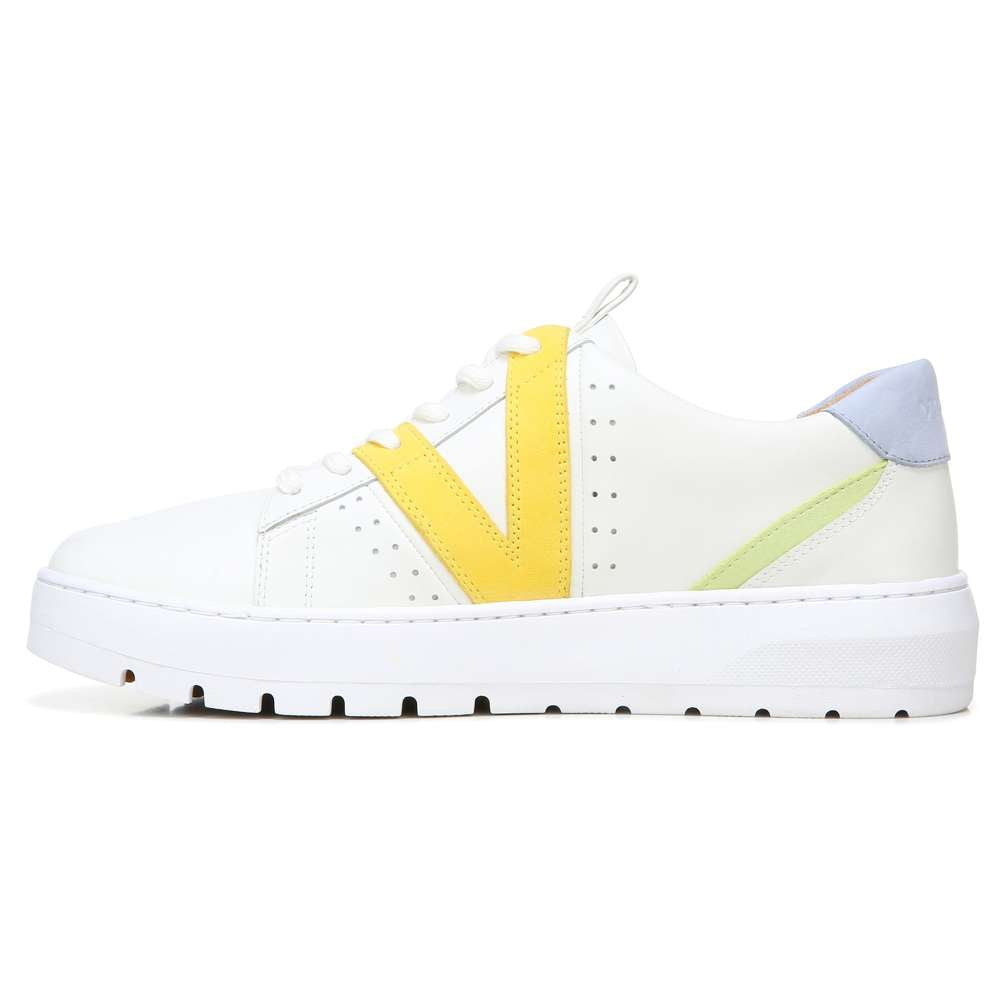 Simasa Sneaker - White Pale Lime