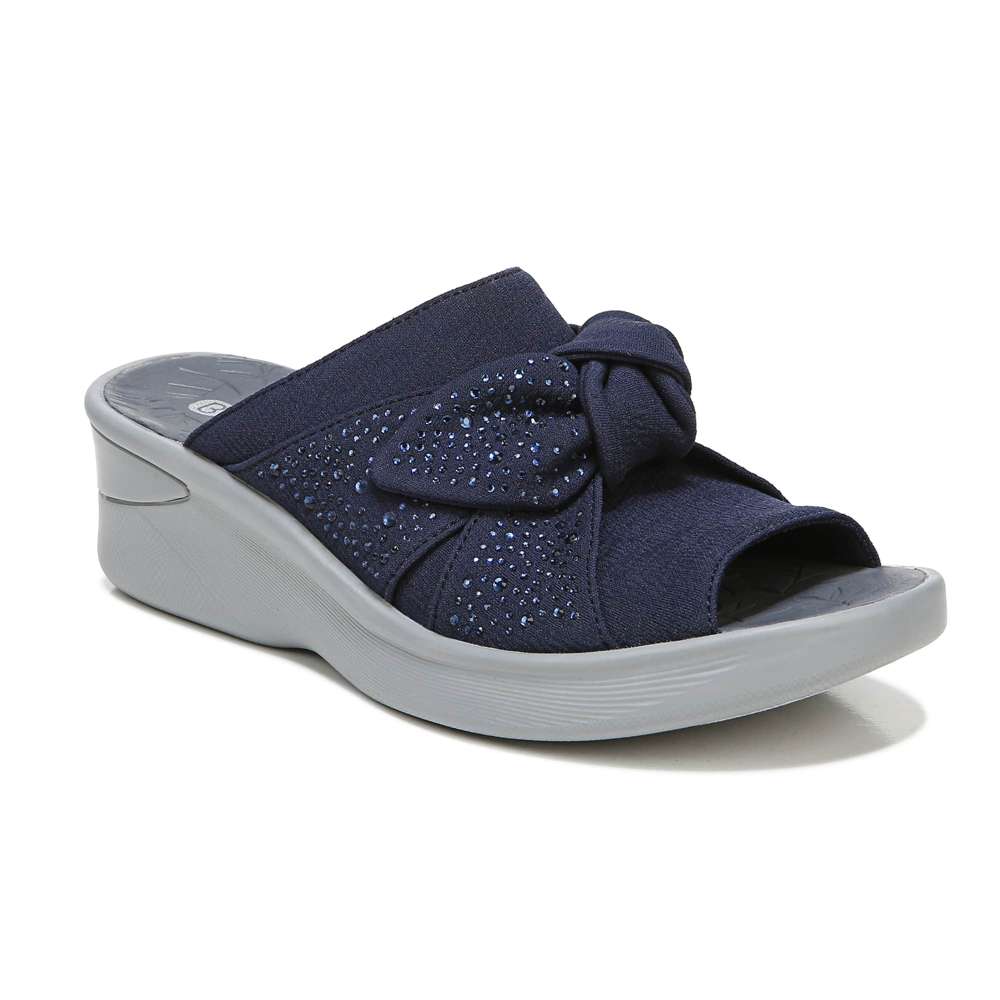 Smile Bright Wedge - Navy