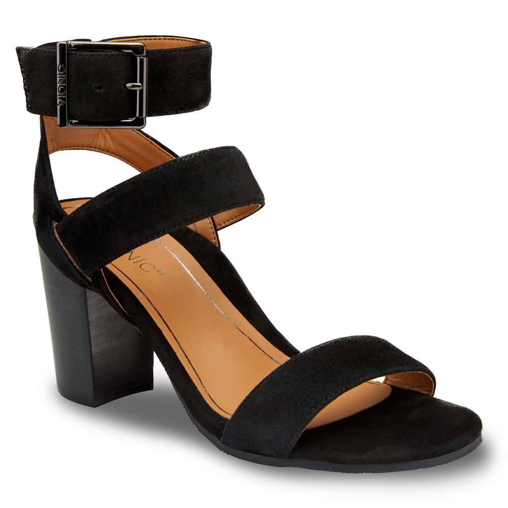 Sofia Heeled Sandal - Black