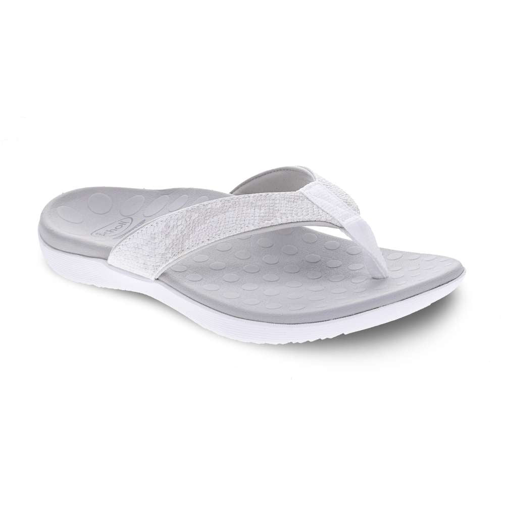 Sonoma Shimmer Toe Post Sandal - White