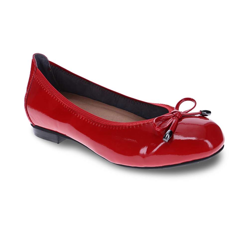 Sophie Flat - Red Patent