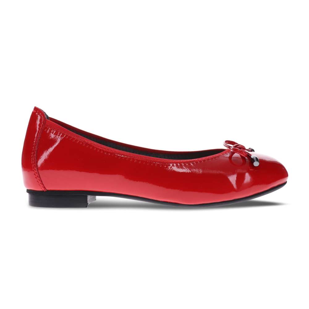 Sophie Flat - Red Patent
