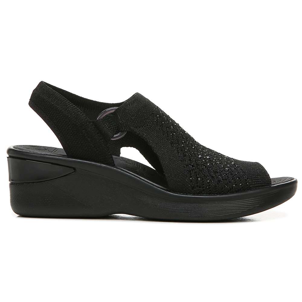 Star Bright Sandal - Black/Black