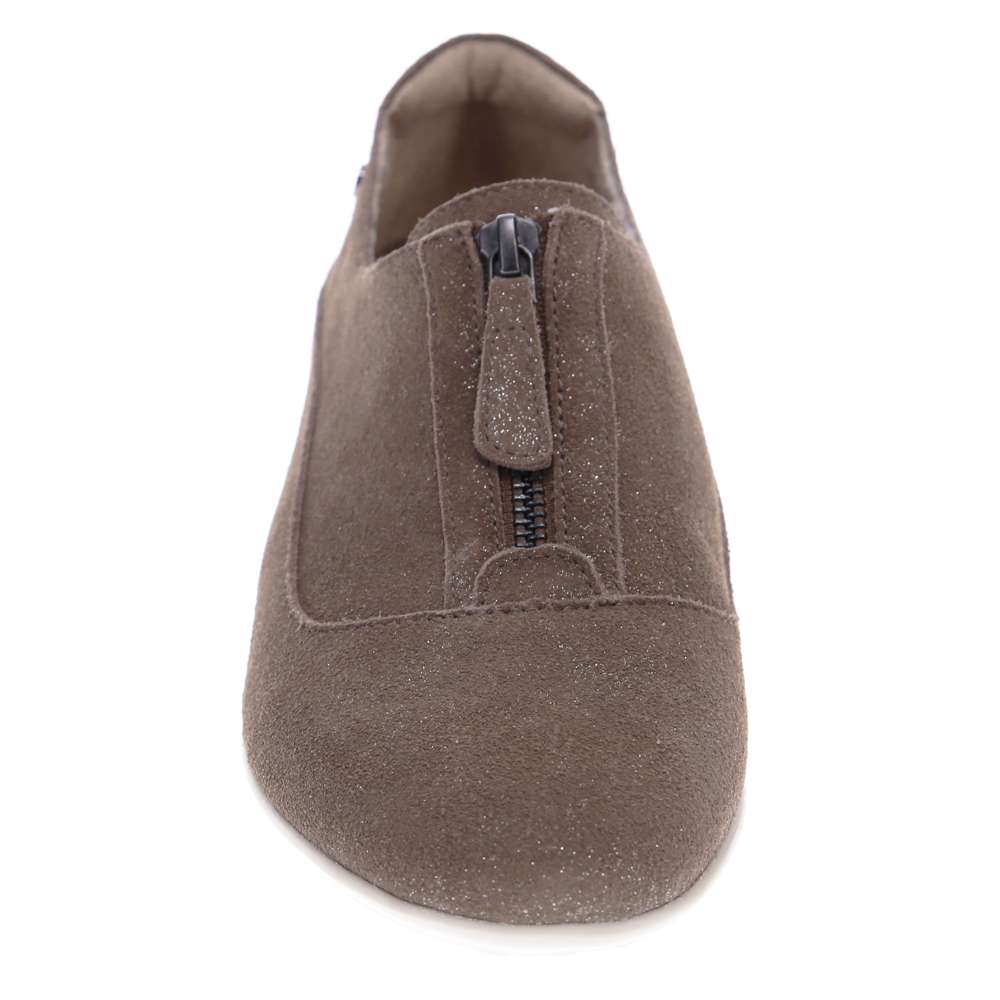 Tangier Zip Loafer - Rusty Metallic
