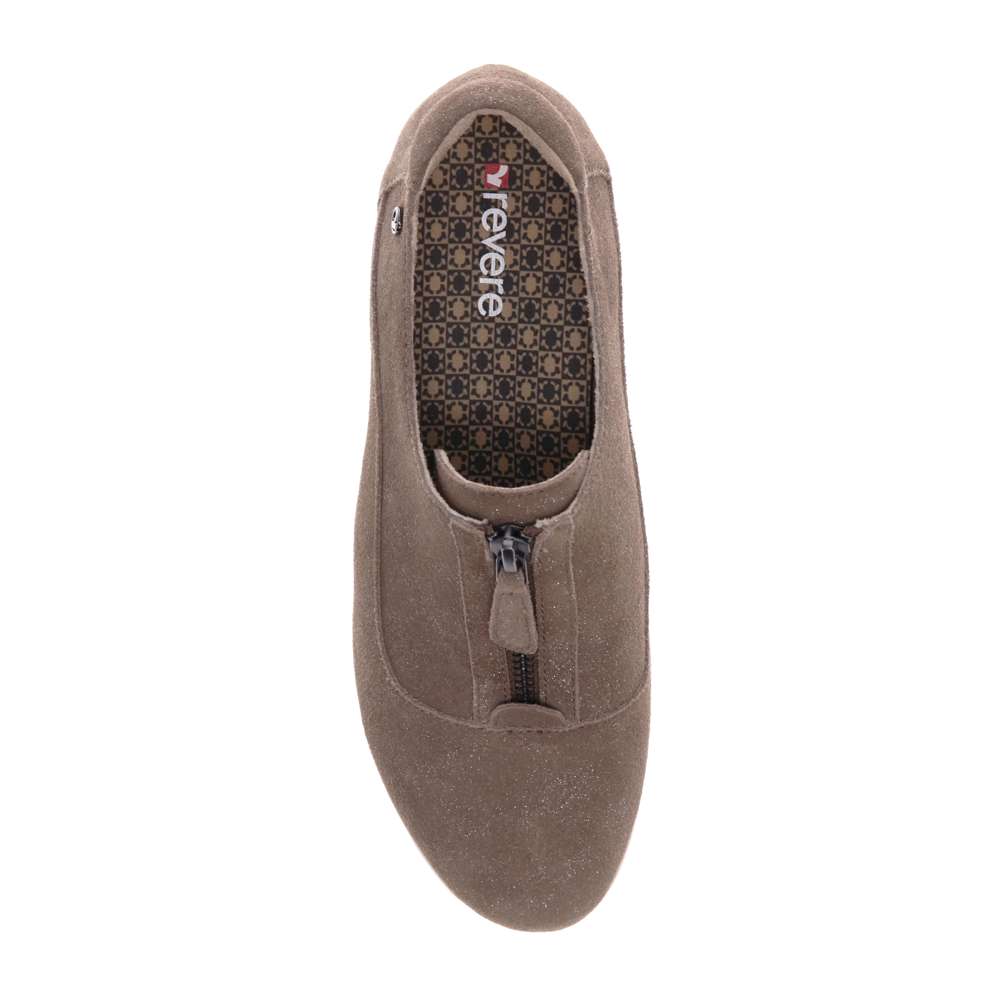 Tangier Zip Loafer - Rusty Metallic