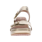 Tara Heeled Sandal - Soft Gold