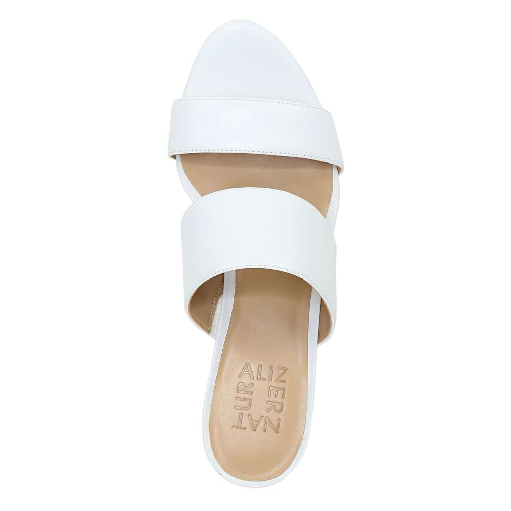 Tibby Mule Sandal - White