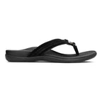Tide Aloe Toe Post - Black Suede